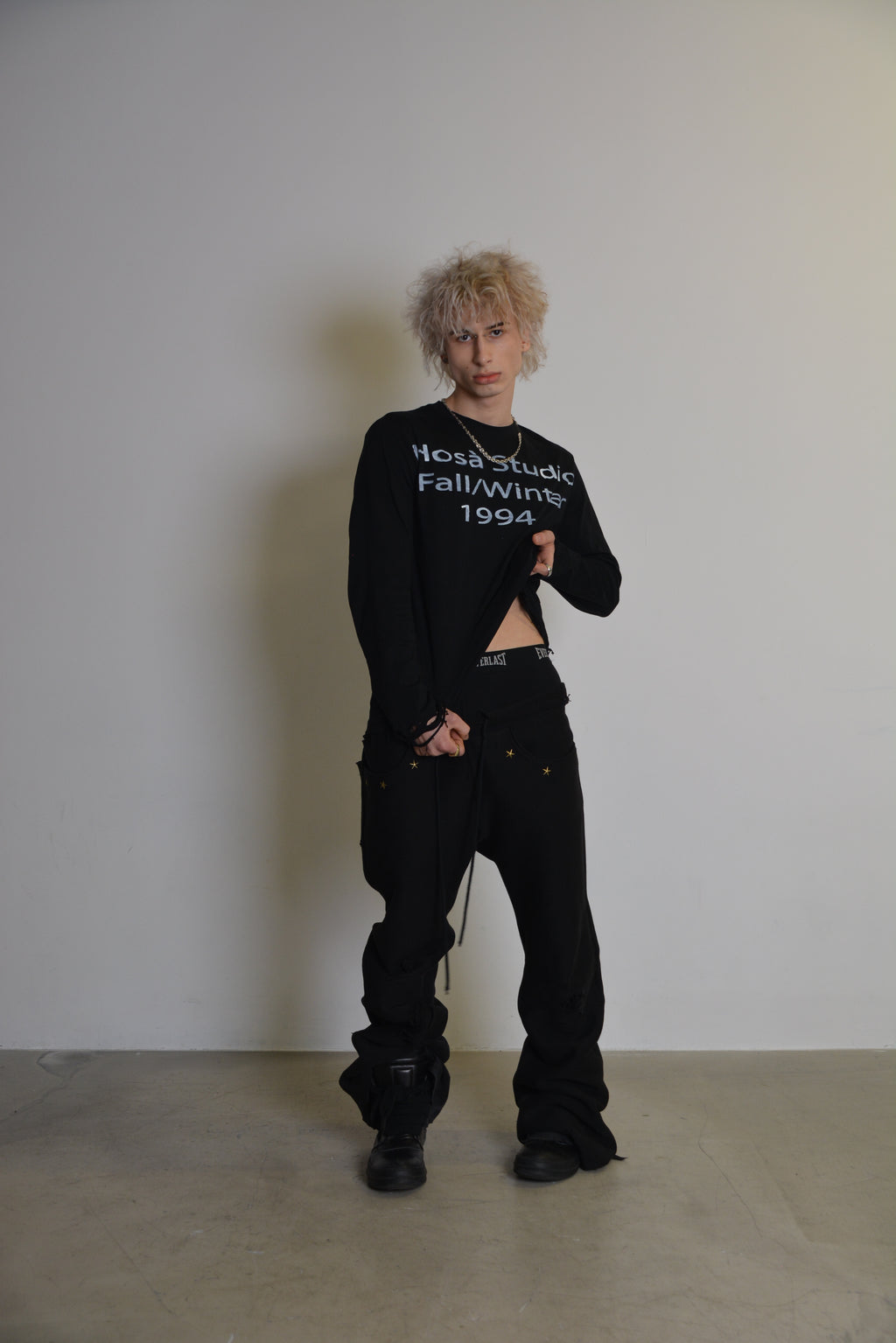 Black Logo Longsleeve