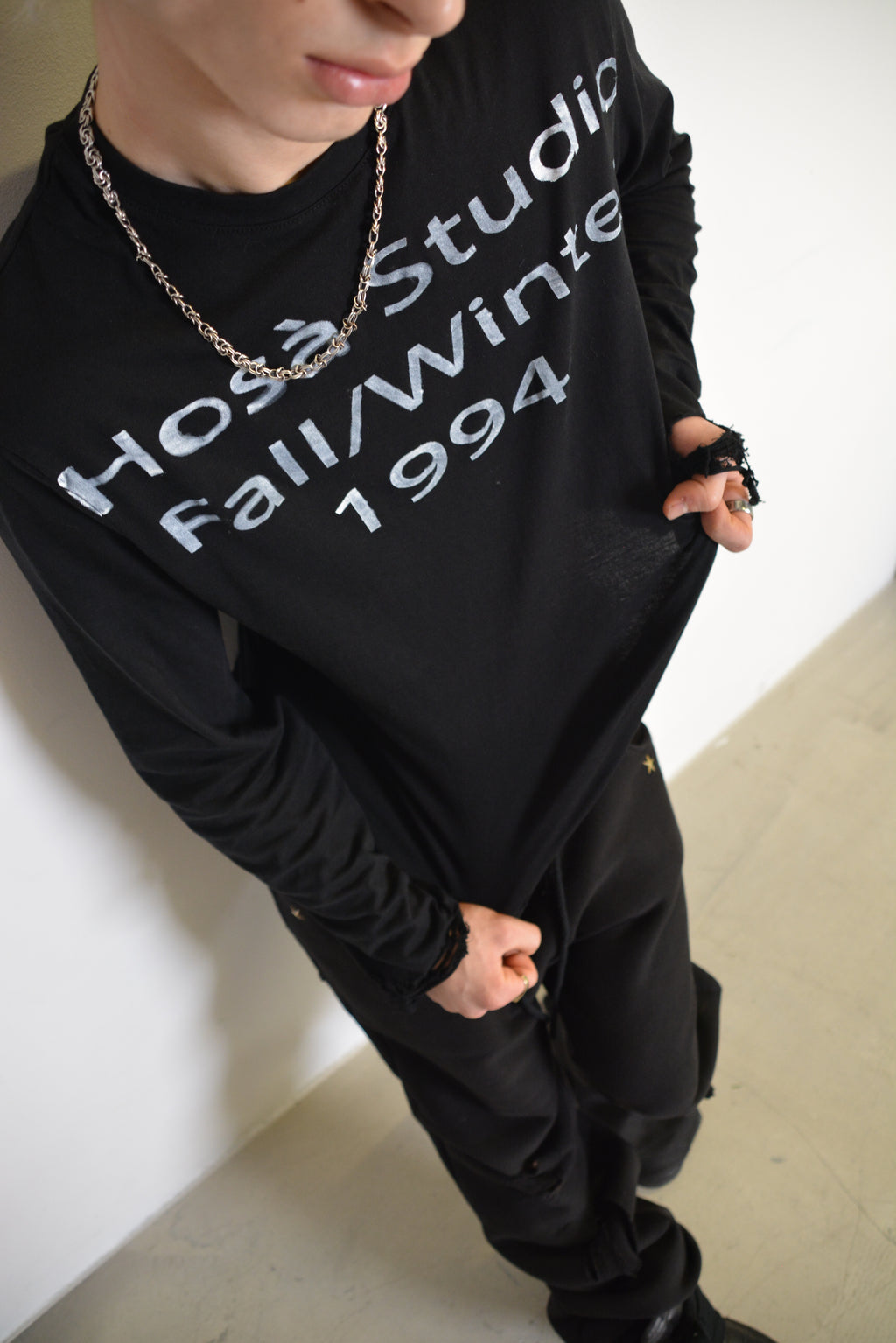 Black Logo Longsleeve