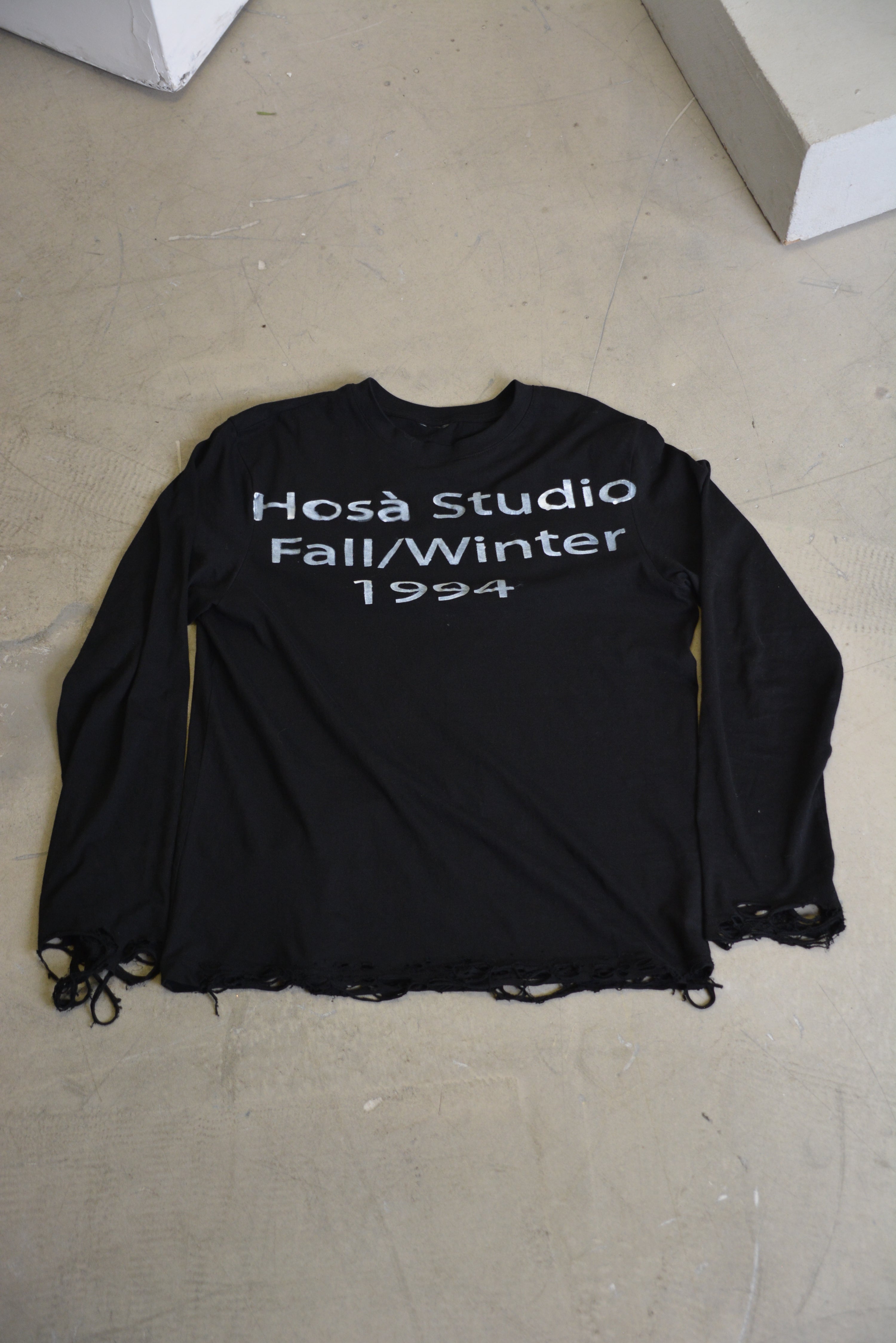 Black Logo Longsleeve